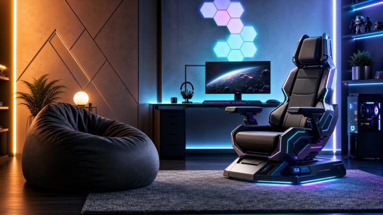 L’essor du mobilier pour gamers : des poufs aux trônes high-tech