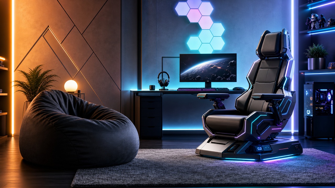 L’essor du mobilier pour gamers : des poufs aux trônes high-tech
