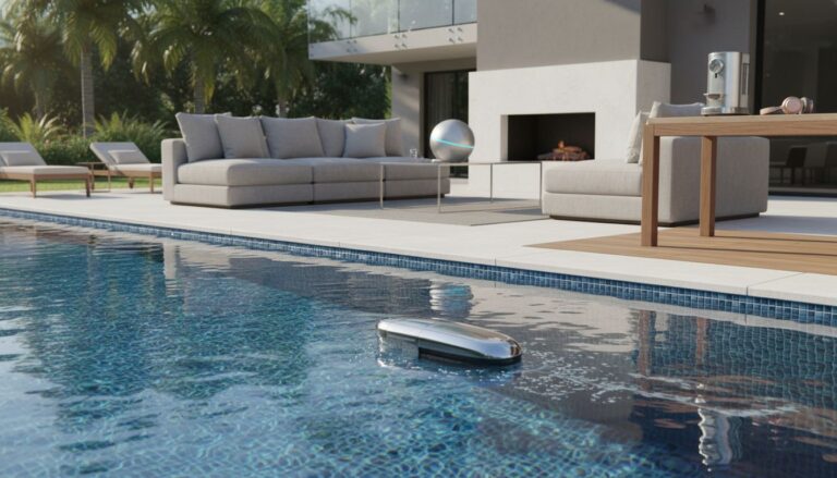 robot piscine luxe connecte