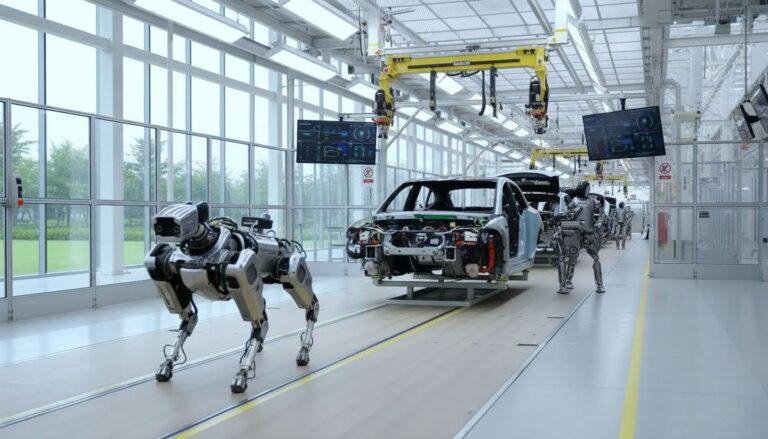 robots usine bmw renault