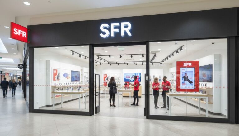 sfr catastrophe villes magasins