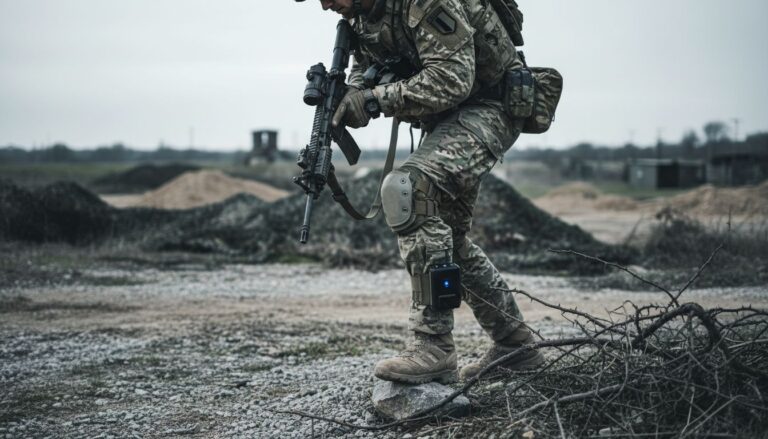 soldat tactique capteur cheville