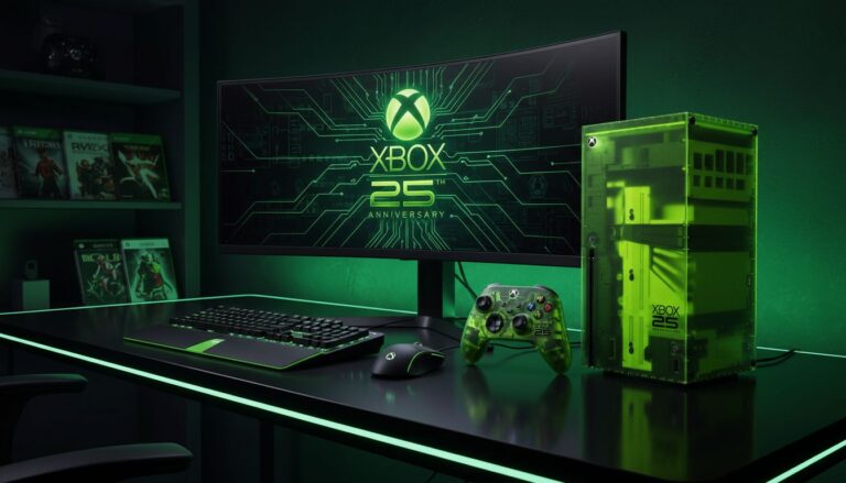 xbox verte 25ans