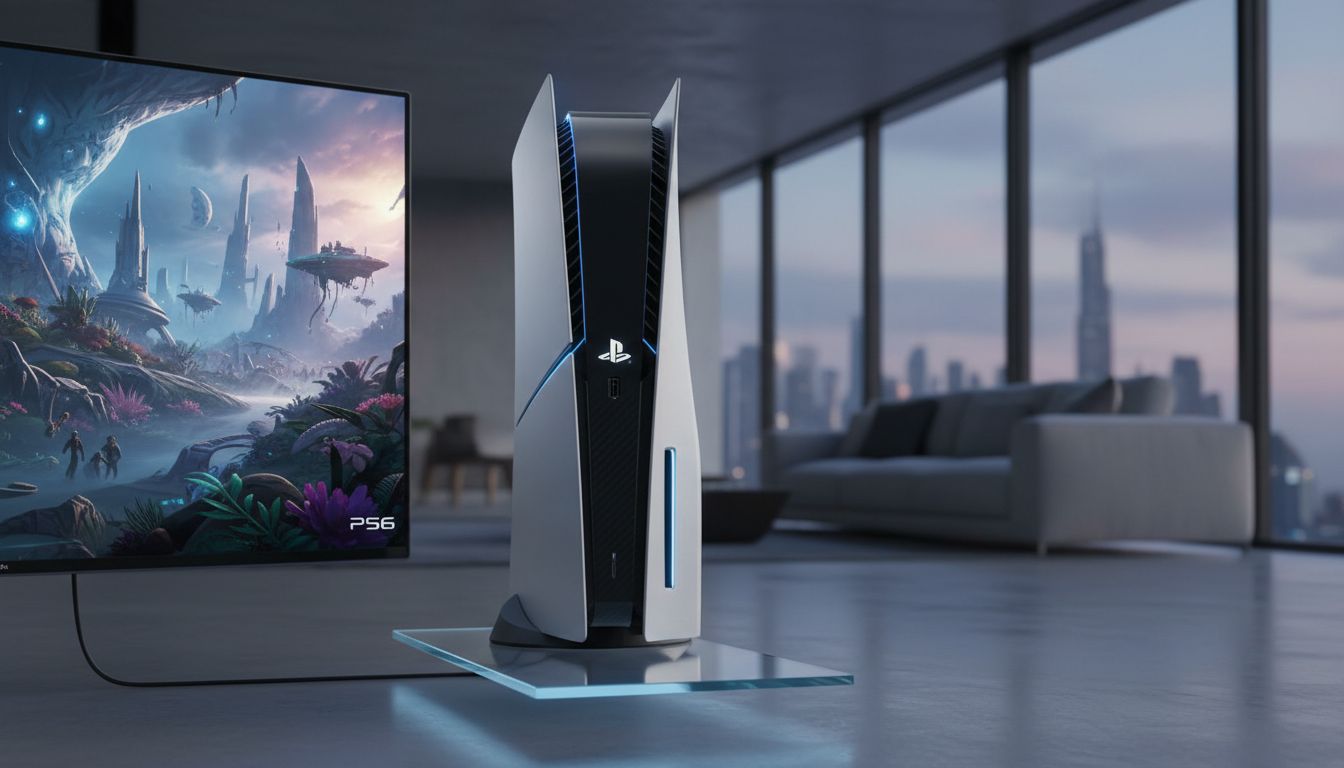 console ps6 futuriste