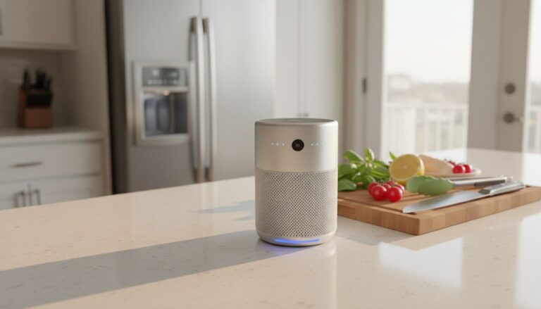 enceinte connectee cuisine moderne