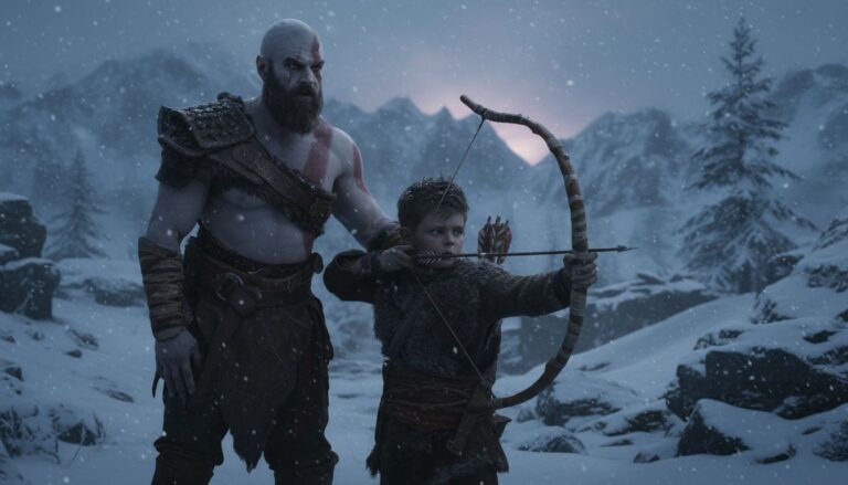 godofwar kratos bllessure