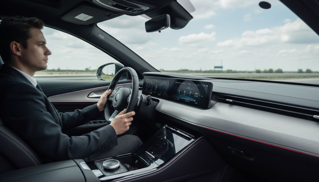 interieur voiture futuriste