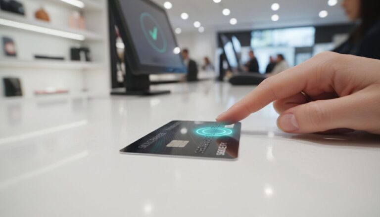 main carte scanner paiement