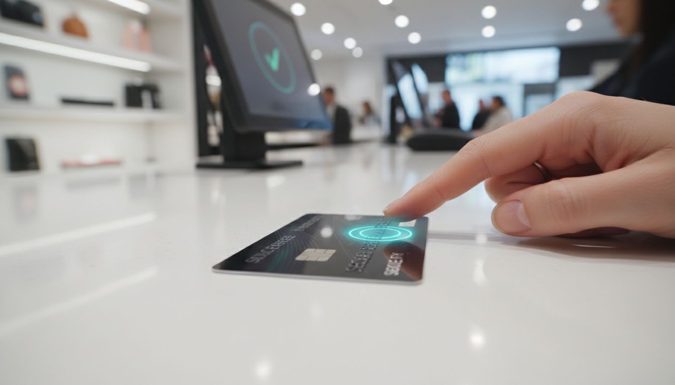 main carte scanner paiement