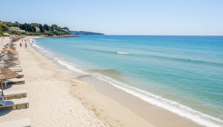 plage francaise trompeuse
