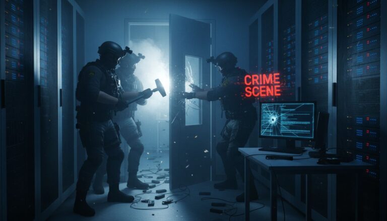 raid serveur police cyber