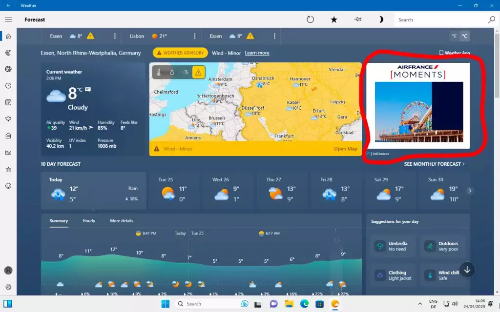app meteo windows
