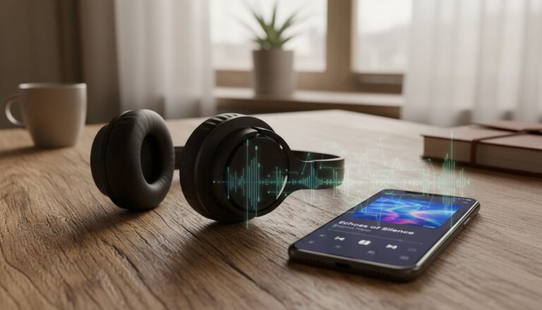 casque smartphone tracing