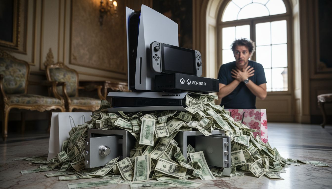 consoles prix anxieux argent