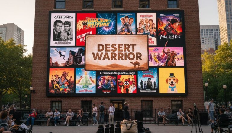 ecran cinema desert warrior