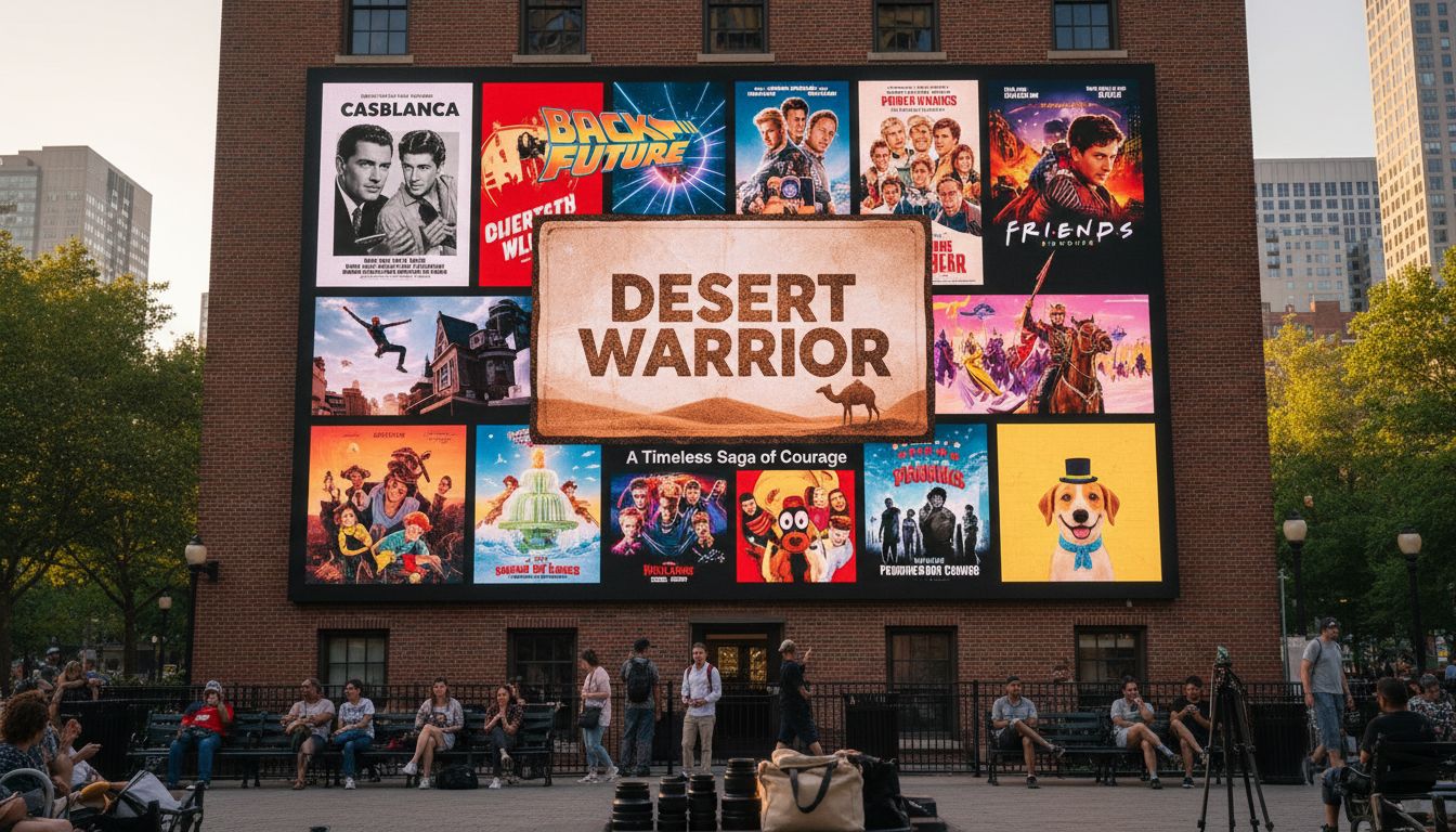 ecran cinema desert warrior
