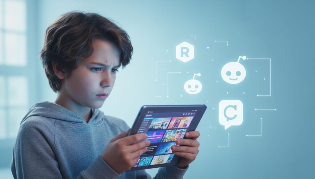 enfant numerique ecran regard