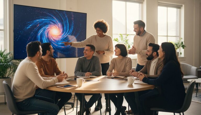 equipe travail collaboration dynamique