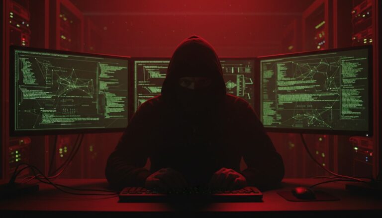 hacker ecrans sombre code