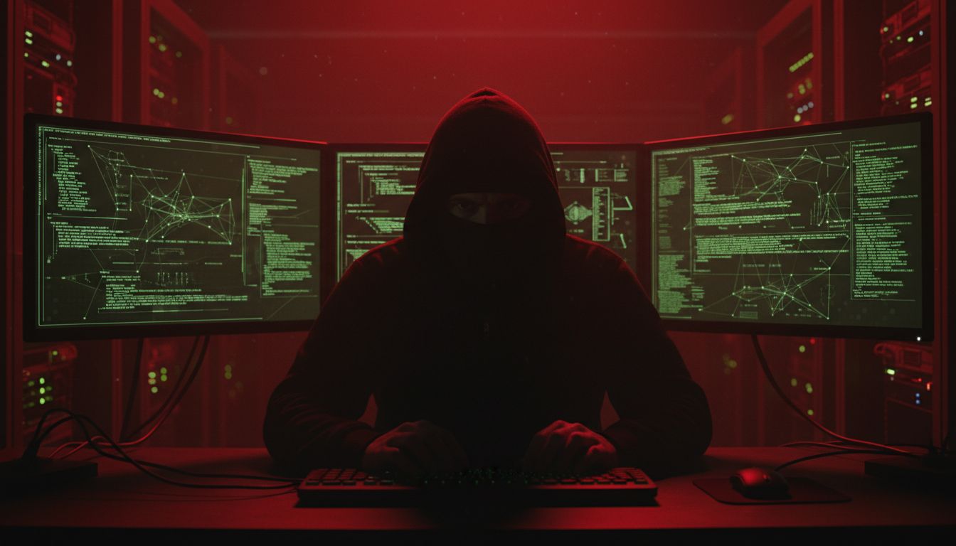 hacker ecrans sombre code