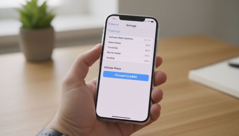 iphone esim parametres