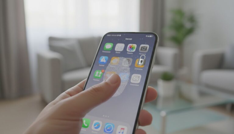 main empreinte securite smartphone