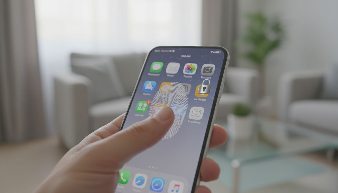main empreinte securite smartphone