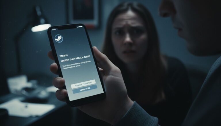 main smartphone alerte steam