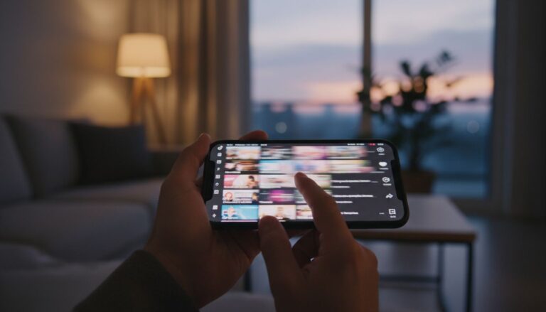 main smartphone tiktok soiree