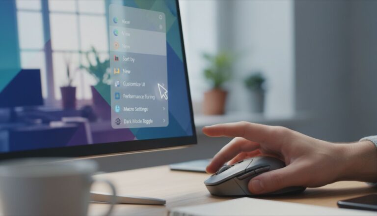 main souris windows