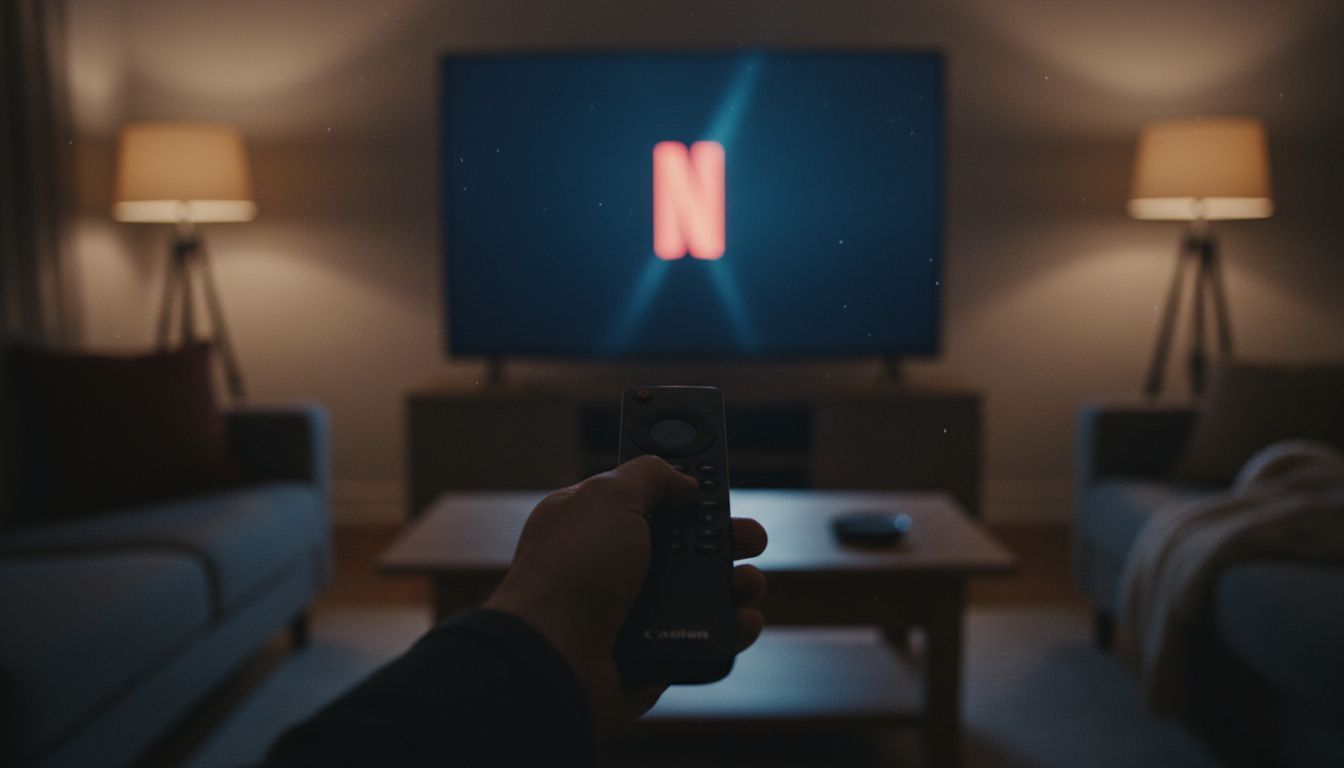 main telecommande netflix soiree