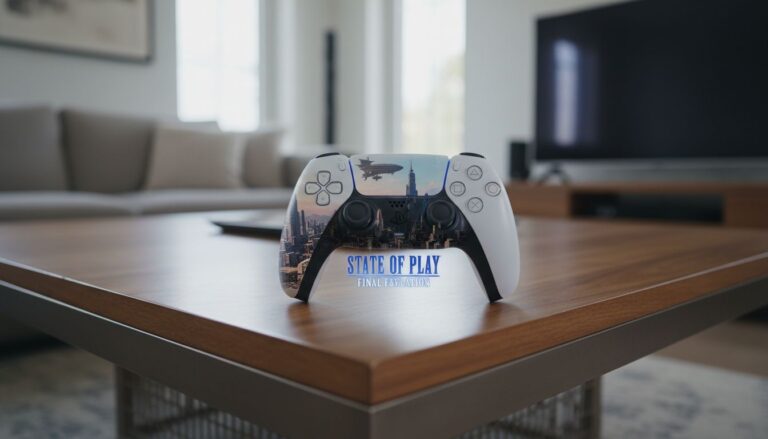manette ps5 reflet ff7