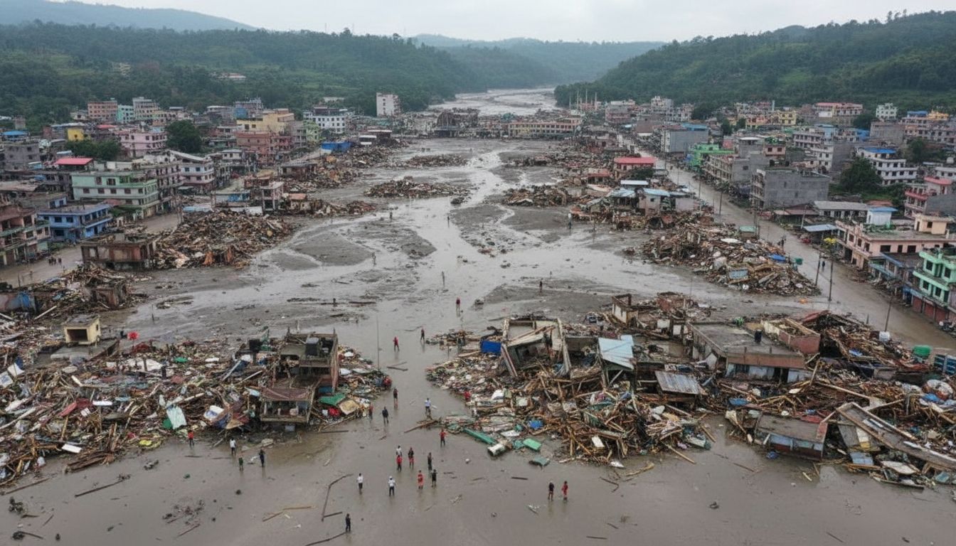 nepal drones sauvetage vies