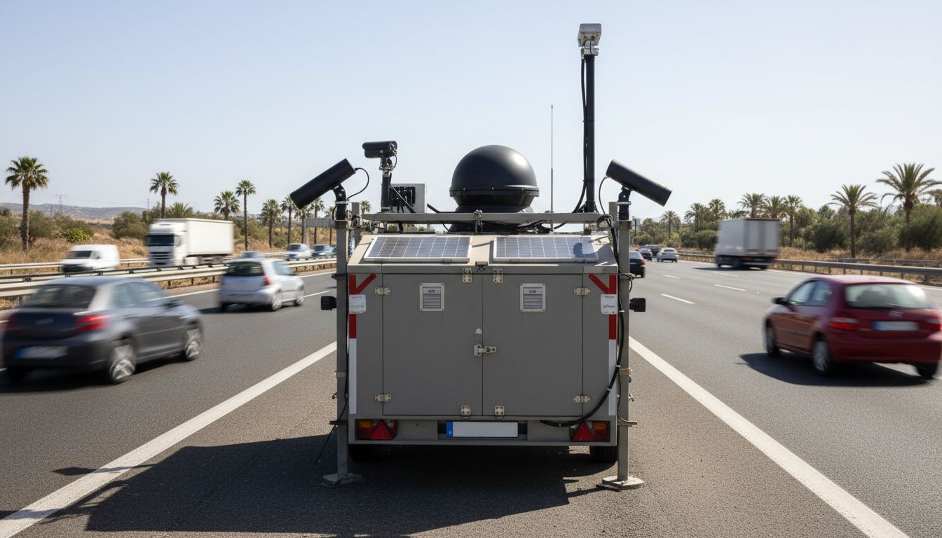 radar mobile espagnol autoroute