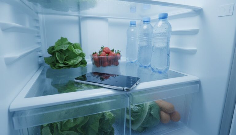 smartphone frigo insolite